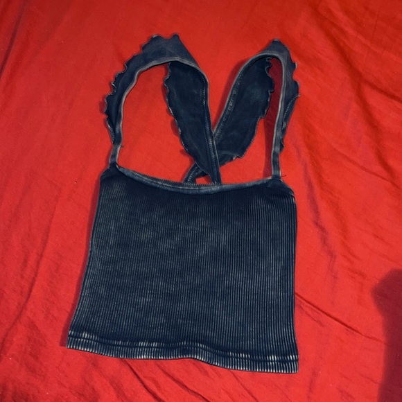 Happiness Runs Flirty Crop Tank - Picture 2 of 10